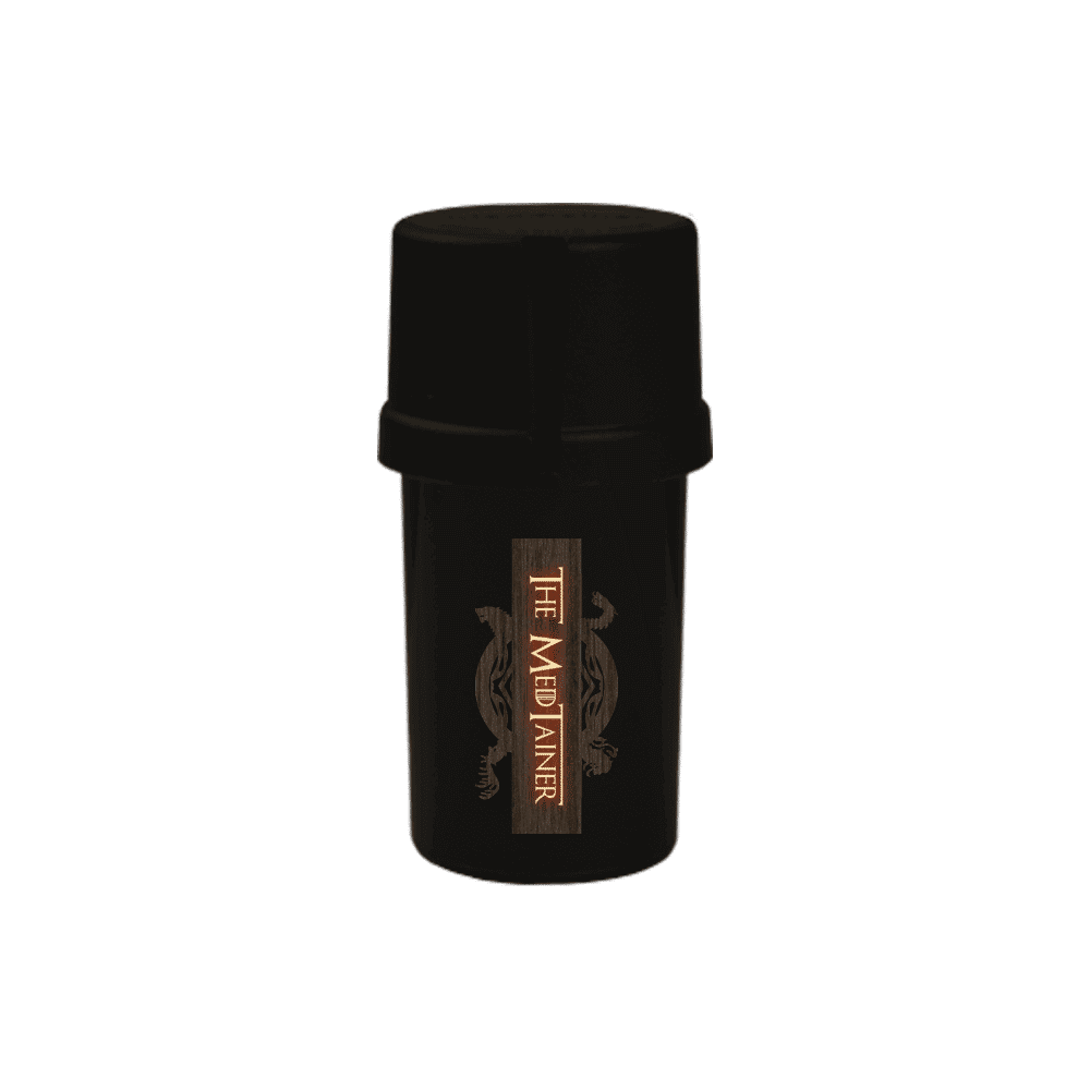 Medtainer | Storage w/ Grinder "Third Eye" Throned - 20 Dram | Elevate Your Herb Game with Effortless Grinding - Image 3