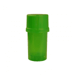 Medtainer | Storage w/ Grinder Translucent Green - 20 Dram | Simplify Your Grind, Store with Confidence