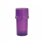 Medtainer | Storage w/ Grinder Translucent Purple - 20 Dram | Sleek and Practical Herb Solution