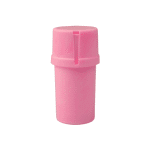 Medtainer | Storage w/ Grinder Solid Pink Marble - 20 Dram | Simplify Your Storage & Grinding Experience