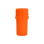 Medtainer | Storage w/ Grinder Solid Orange - 20 Dram | Streamline Your On-the-Go Routine