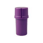 Medtainer | Storage w/ Grinder Solid Purple - 20 Dram | Simplify Your Daily Grind with Finesse