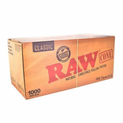 RAW Pre-Rolled Cones 98 Special – 1,000 pcs