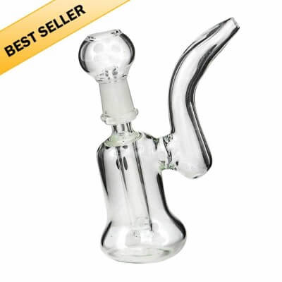 Generic Label 6″ Mini Dab Rig 18mm – Clear