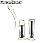 Cheech & Chong | Glass Clyde 2 Chamber Bubbler - Black