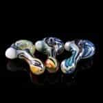 420º Below | Dichro Inside-Out Pancake Head Hand Pipe - Assorted Colors