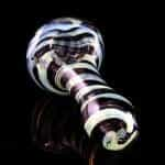 420º Below | 4.5" Green Slime & Black Color Changing Inside-Out Spoon Hand Pipe