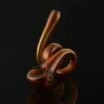 420º Below | Curly-Q Solid Color Glass Pipe - Assorted Colors