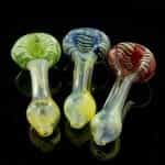 420º Below | Wrap and Rake Color Head Fumed Body Spoon Pipe - Assorted Colors