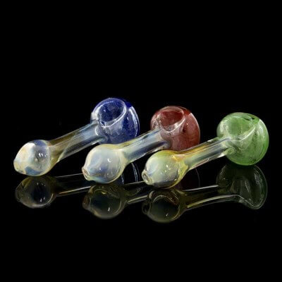 Glassheads Color Changing Inside Out Frit Head Hand Pipe - Assorted Colors