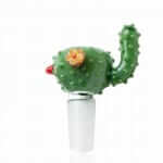 Empire Glassworks "Prickly Cactus" Glass Flower Bowl - 14mm | Desert Oasis for Your Setup