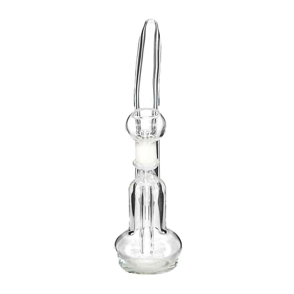 Generic Label 5" Mini Dab Rig 14mm - Clear / 2