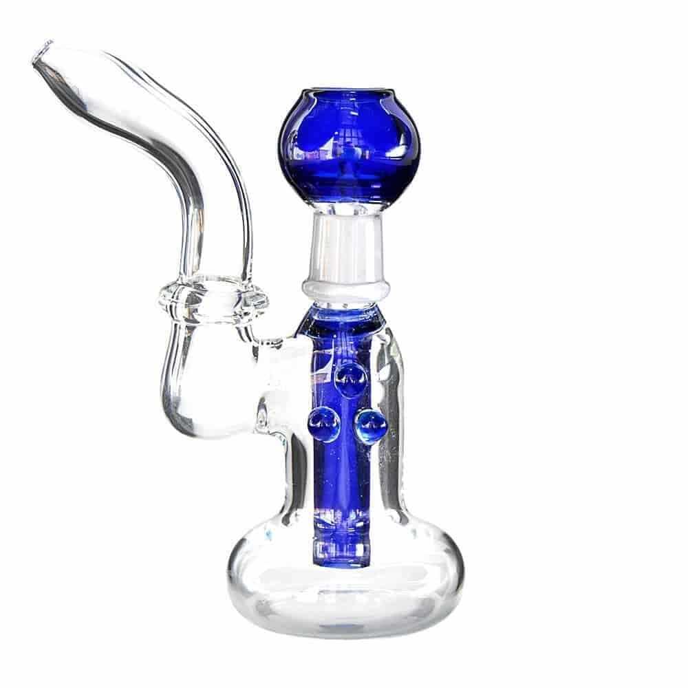 Generic Label 5.5" Blue Stem Oil Rig - 14mm / 3