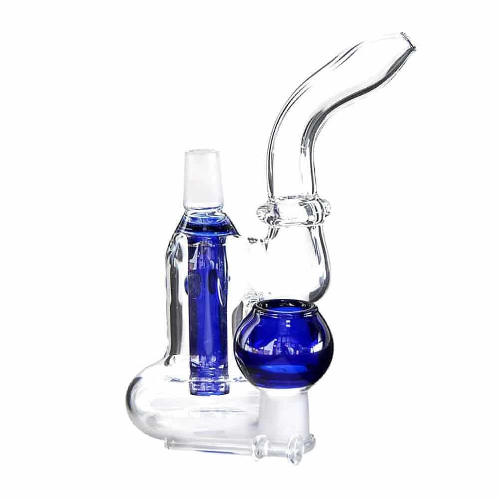 Generic Label 5.5" Blue Stem Oil Rig - 14mm / 5