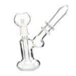 420º Below | 5.5" Double Ring Rig Water Pipe 14mm - Clear