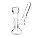 420º Below | 5.5" Double Ring Rig Water Pipe 18mm - Clear