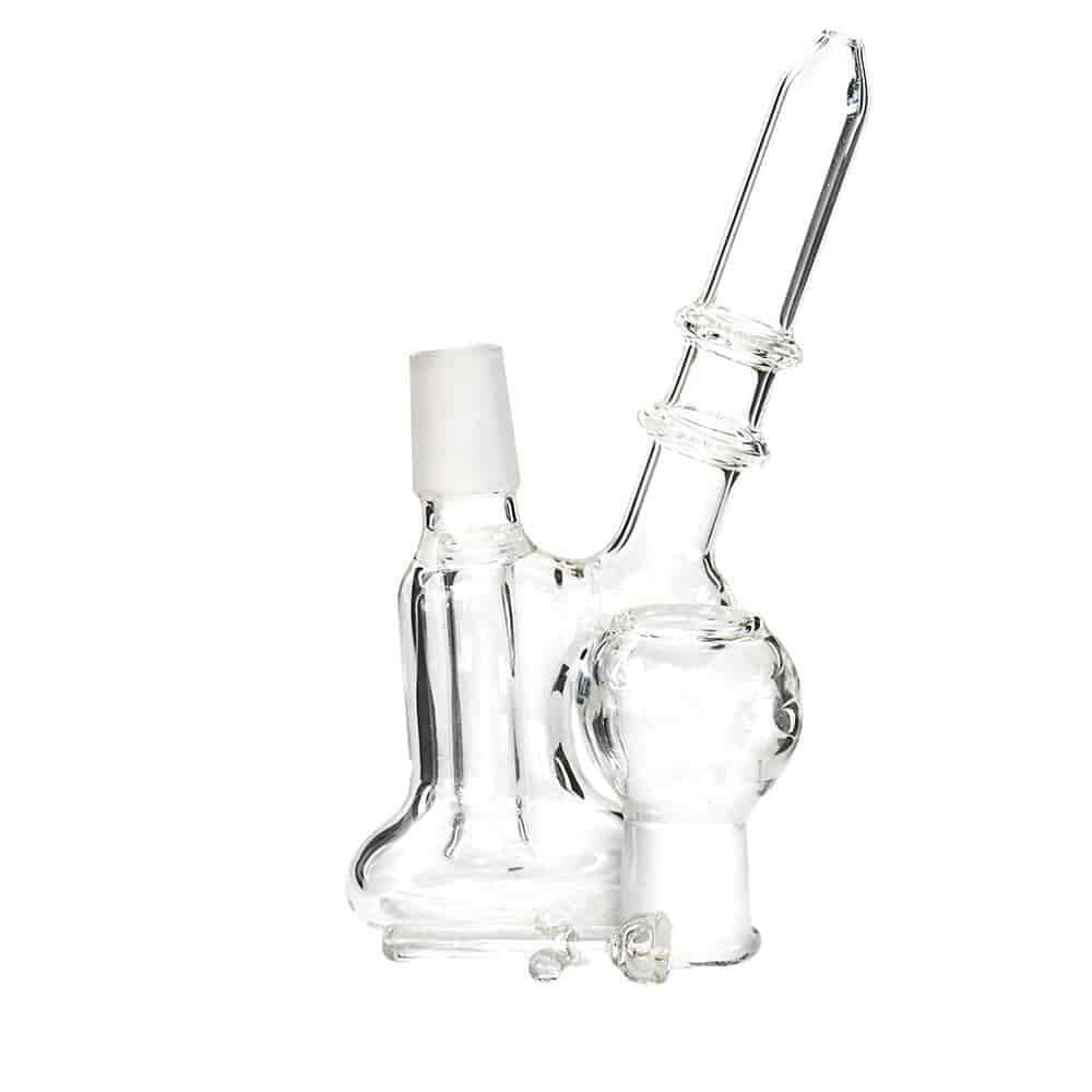 Generic Label 5.5" Double Ring Oil Rig 18mm - Clear / 5