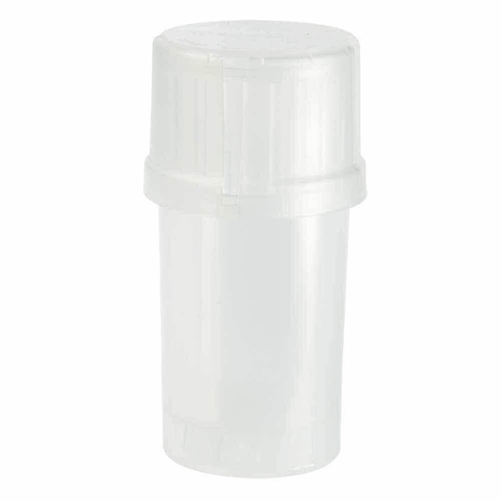 The Medtainer Storage w/ Grinder Large 40 Dram - Clear