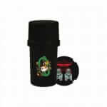 Medtainer | Storage w/ Grinder "Shi Shi Showdown" - 20 Dram / Black | Unleash the Ultimate Convenience