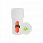 Medtainer | Storage w/ Grinder "Wassup B?" - 20 Dram / White | Quirky Storage Solution with Built-in Grinder