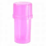 Medtainer | Storage w/ Grinder Large 40 Dram - Translucent Pink