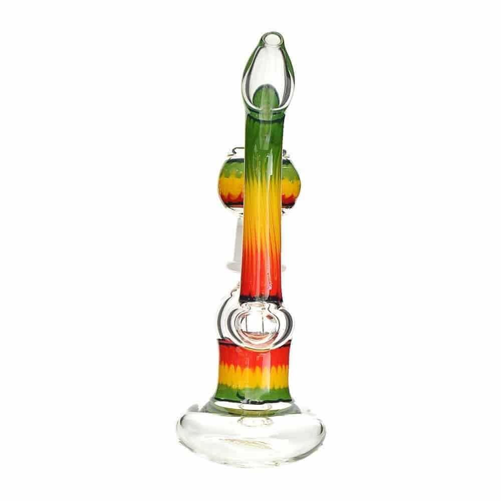 Generic Label 7.5" Raked Rasta Oil Rig - 18mm / 2