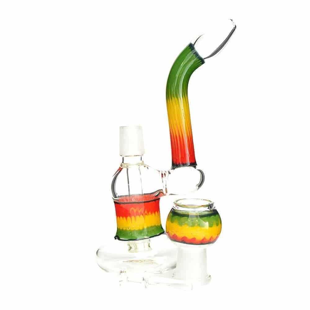 Generic Label 7.5" Raked Rasta Oil Rig - 18mm / 5