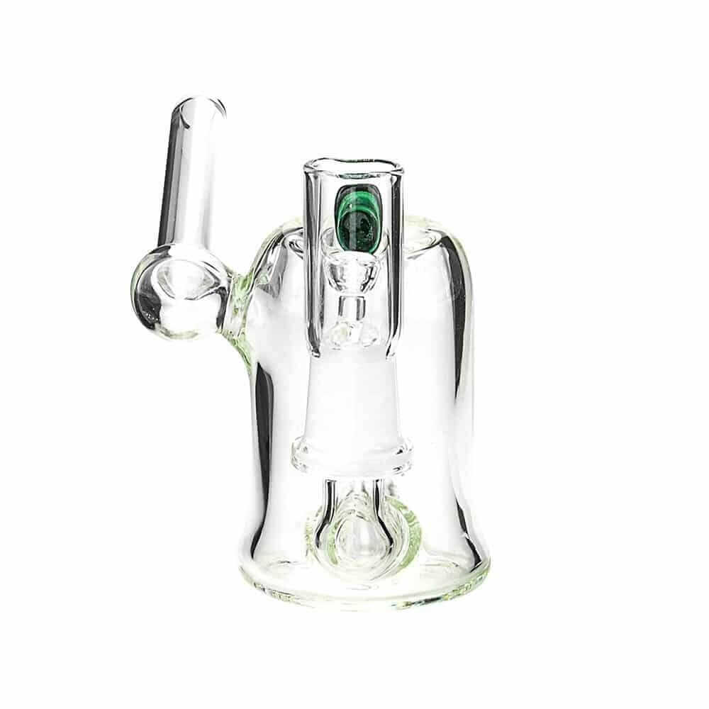 4:20 Generic Label 5.5" Space Gun Oil Rig w/ Inline Perc - 14mm / 2