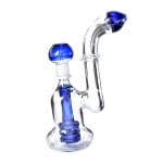 420º Below | 8" Blue Shower Head Oil Rig - 18mm