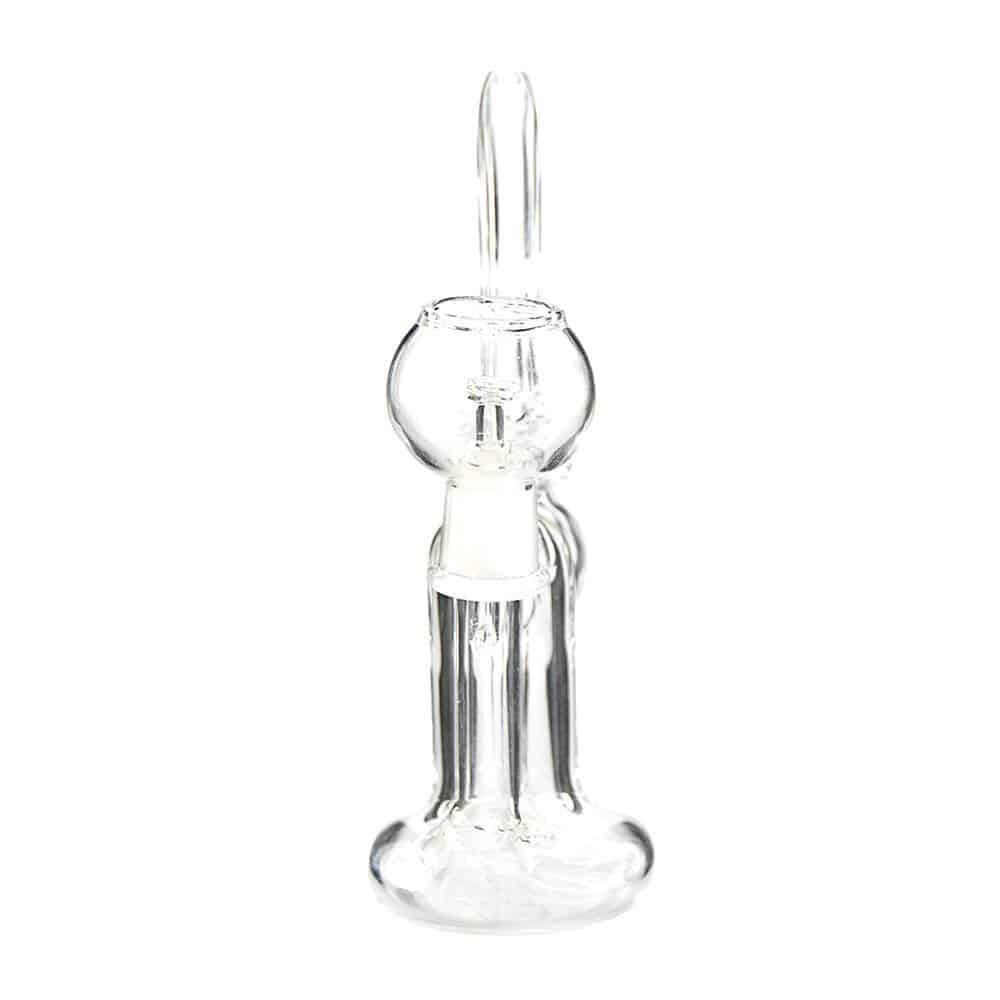 4:20 Generic Label 6.5" Double Ring Recycler - 14mm / 2