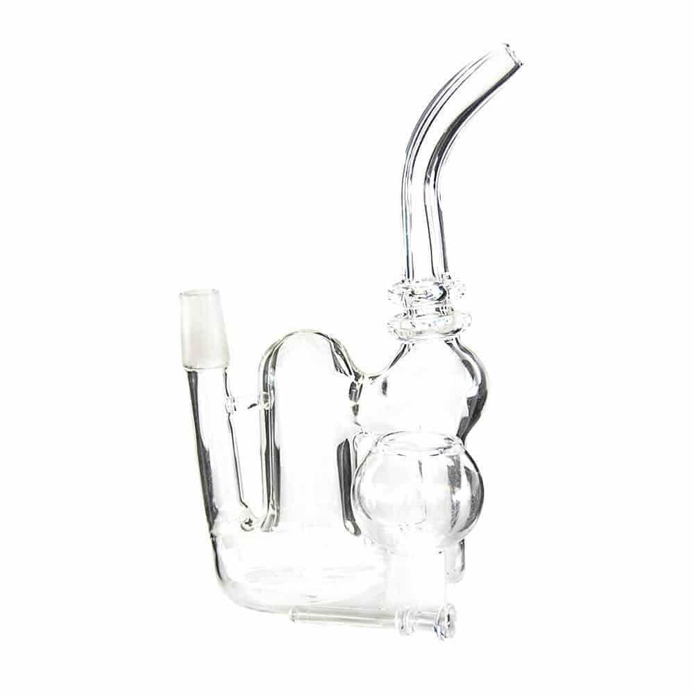 4:20 Generic Label 6.5" Double Ring Recycler - 14mm / 5