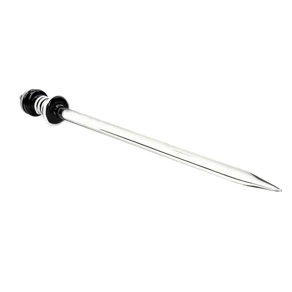 4:20 Generic Label 7" Glass Sword Dabber - Assorted Colors / 2