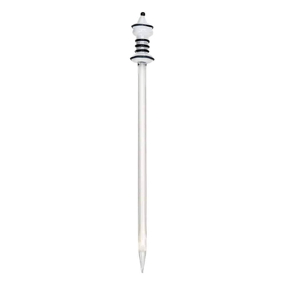 4:20 Generic Label 7" Glass Sword Dabber - Assorted Colors / 5