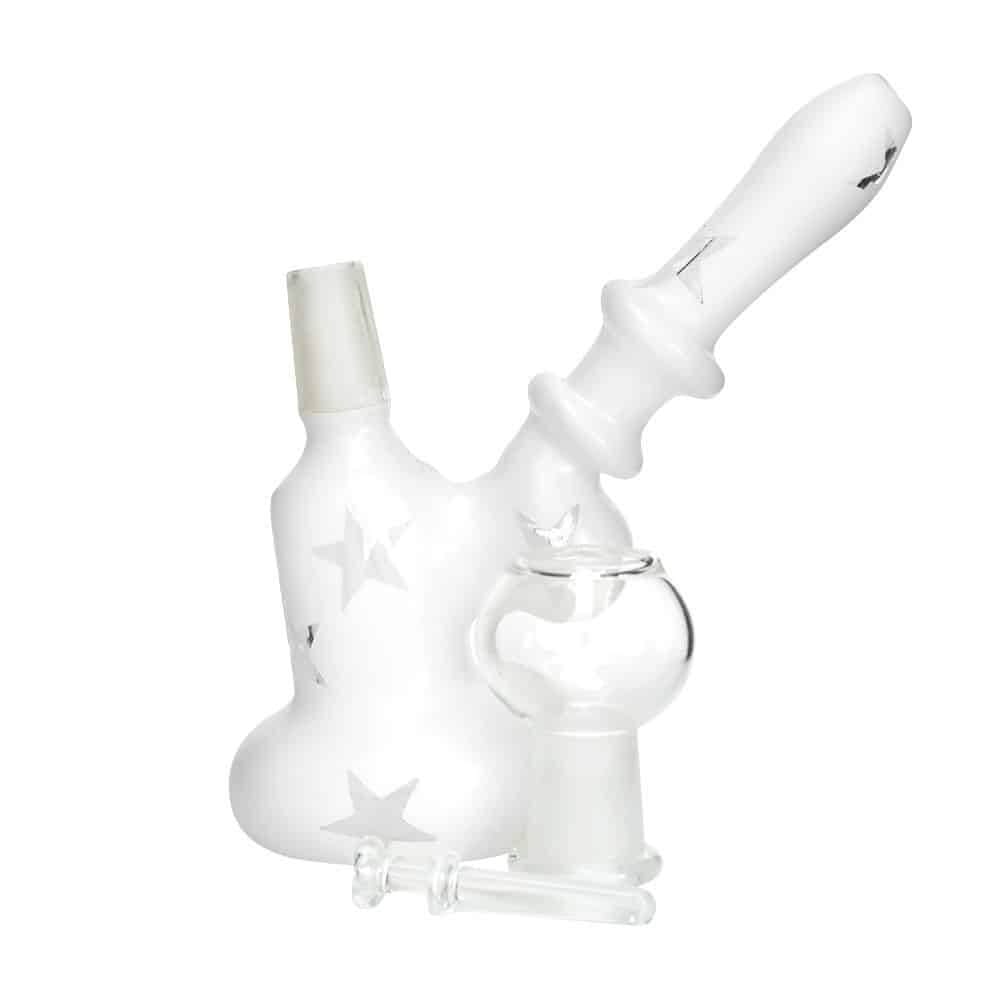 4:20 Generic Label 4.5" "Glow in the Dark Star" Oil Rig - 14mm / 5