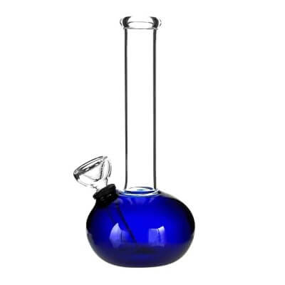 4:20 Generic Label 6" Blue Sphere Bong - 14mm