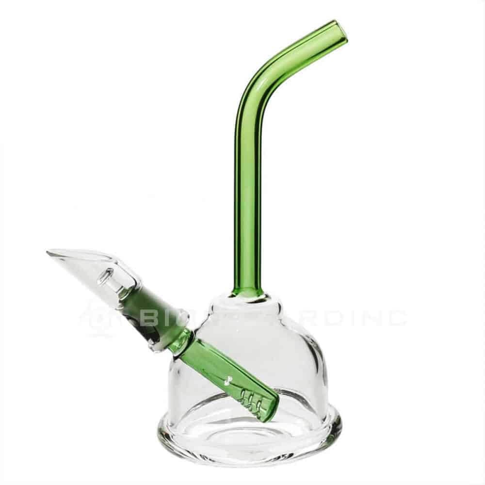 Bio Hazard 5" Bell Inline Dab Rig 10mm - Green / 4