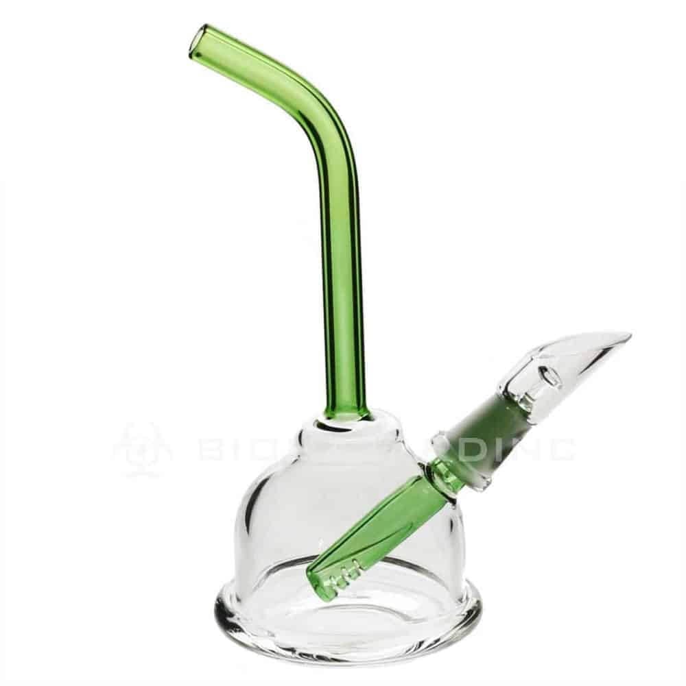 Bio Hazard 5" Bell Inline Dab Rig 10mm - Green / 5