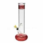 Bio Hazrard | 12" 50mm "Hollowfoot" Water Pipe w/ Slide - Red