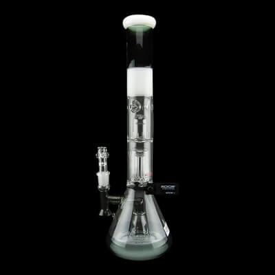 Roor Tech Fixed Beaker Barrel Perc 18 Inch Smokey Grey 01