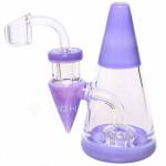 Bio Hazrard | Minimalist 5" Water Pipe Rig - Purple