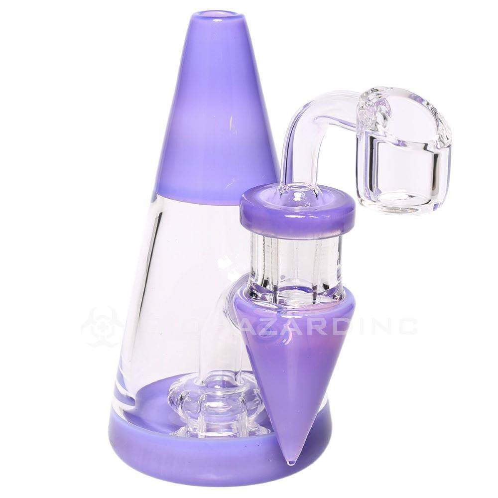 Bio Hazard Minimalist 5" Water Pipe Rig - Purple - 3