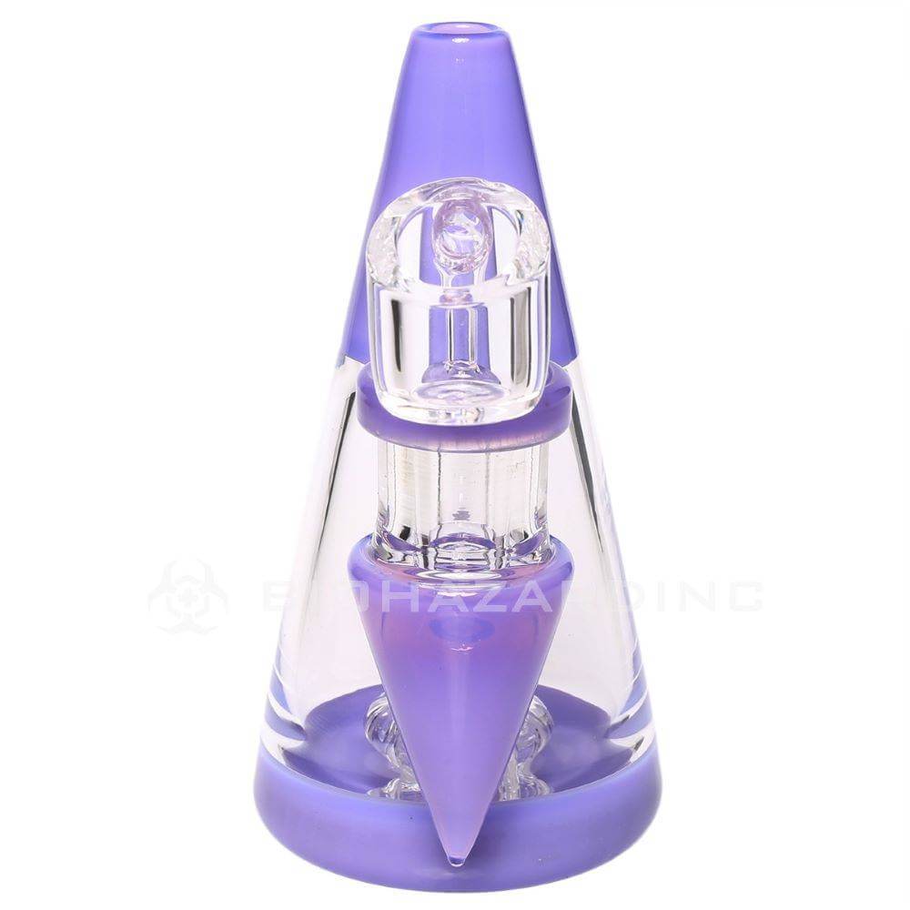 Bio Hazard Minimalist 5" Water Pipe Rig - Purple - 7