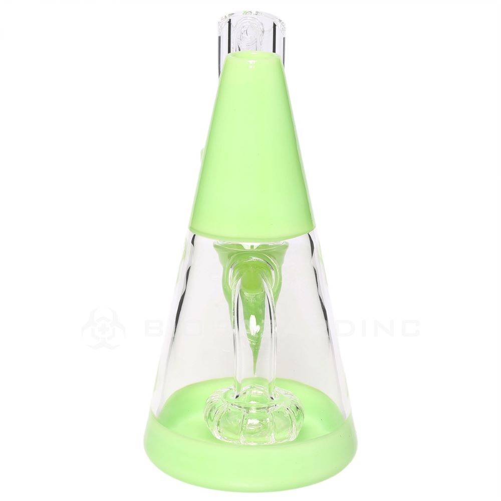 Bio Hazard 5" Minimalist Water Pipe Rig - Slime Green - 5