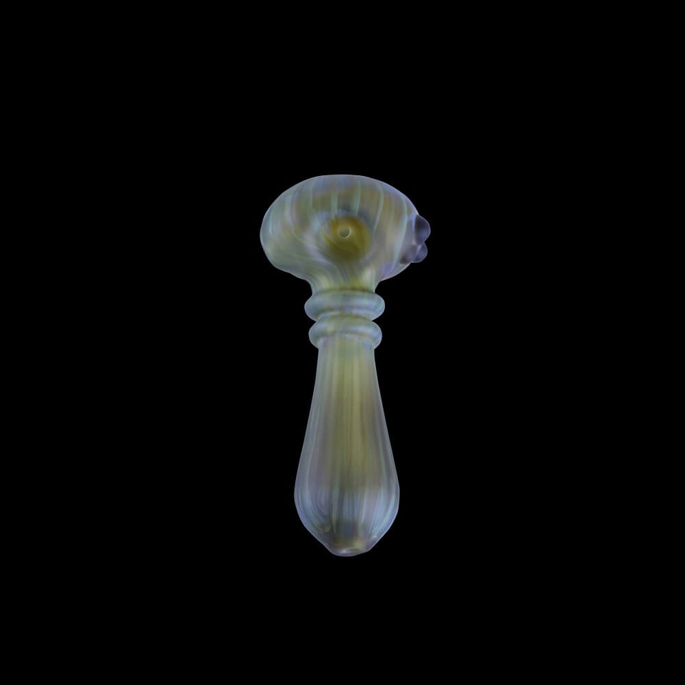 Chameleon Glass Amazeballs Sandblast Hand Pipe - Green - 1