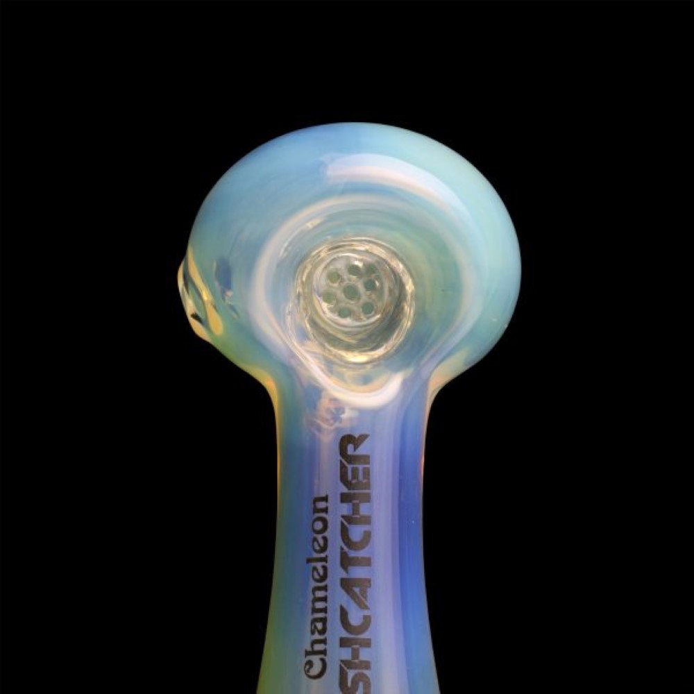 Chameleon Glass Big Bowl Ash Catcher Honeycomb Screen Bowl - It's 4:20 ...