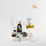 Empire Glassworks | Illuminora Aquatics Recycler Water Pipe w/ Self Illuminating Puck