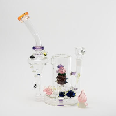 Empire Glassworks Illuminora Mushrooms Recycler / 1