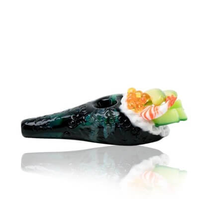 Empire Glassworks Shrimp Hand Roll Hand Pipe - 1