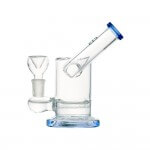 Hemper Sidecar Inline Perc Rig - Blue, Clear, Green | Sleek and Portable Bubbling Delight