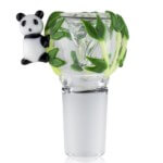 Empire Glassworks | 14mm Male Bowl Panda | Quirky Alternative to Zoo Souvenirs